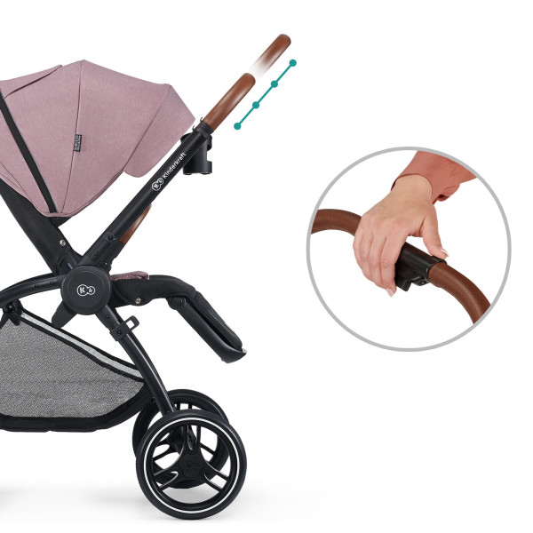 Универсальная коляска 2 в 1 Kinderkraft Evolution Cocoon Marvelous Pink (KKWEVCOPNK2000)