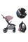 Универсальная коляска 2 в 1 Kinderkraft Evolution Cocoon Marvelous Pink (KKWEVCOPNK2000)