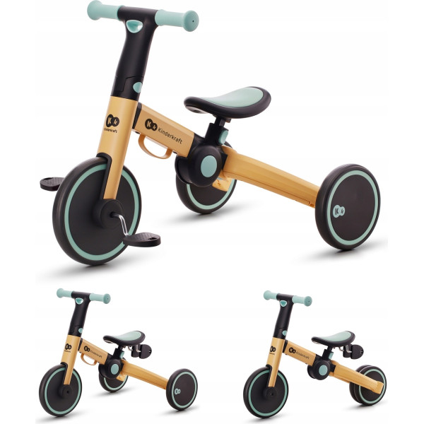 Трехколесный велосипед 3 в 1 Kinderkraft 4TRIKE Black Volt (KR4TRI00BLK0000)