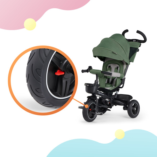 Трехколесный велосипед Kinderkraft Spinstep Pastel Green (KRSPST00GRE0000)