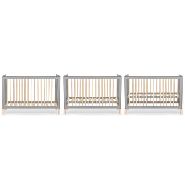 Детская кроватка Kinderkraft Nico Gray (KKHNICOGRY000N)