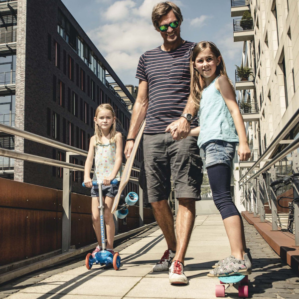 Самокат Hudora Flitzkids 2.0 Blue (11063)