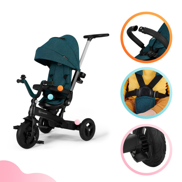 Трехколесный велосипед Kinderkraft Twipper Green (KRTWIP00GRE0000)