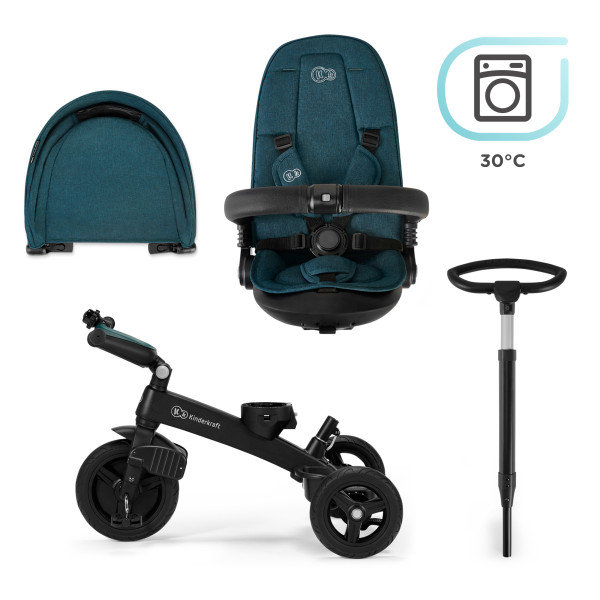 Трехколесный велосипед Kinderkraft Twipper Green (KRTWIP00GRE0000)