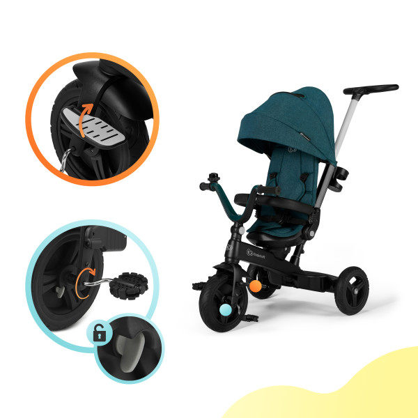 Трехколесный велосипед Kinderkraft Twipper Green (KRTWIP00GRE0000)