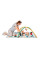 Развивающий коврик-палатка 3 в 1 Kinderkraft Little Gardener (KPLIGA00MUL0000)
