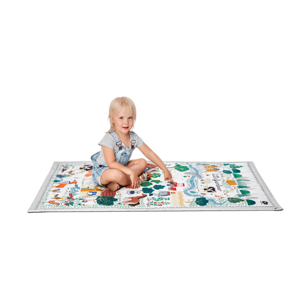 Развивающий коврик-палатка 3 в 1 Kinderkraft Little Gardener (KPLIGA00MUL0000)