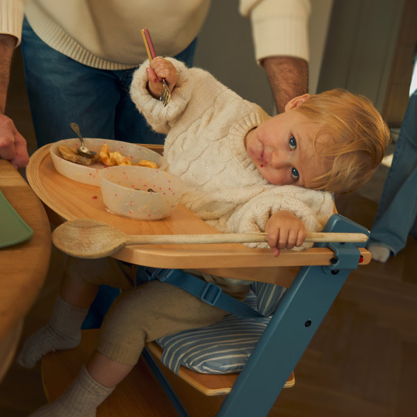 Стульчик для кормления с подушкой Kinderkraft Enock White Wood (KHENOC0PWHT0000)