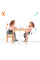 Стульчик для кормления с подушкой Kinderkraft Enock White Wood (KHENOC0PWHT0000)