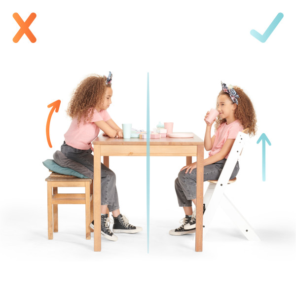 Стульчик для кормления с подушкой Kinderkraft Enock White Wood (KHENOC0PWHT0000)