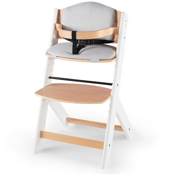 Стульчик для кормления с подушкой Kinderkraft Enock White Wood (KHENOC0PWHT0000)