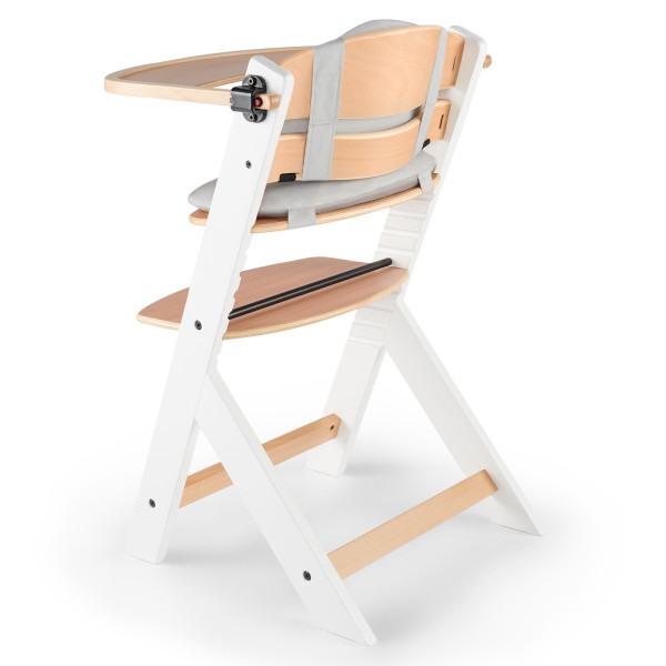 Стульчик для кормления с подушкой Kinderkraft Enock White Wood (KHENOC0PWHT0000)