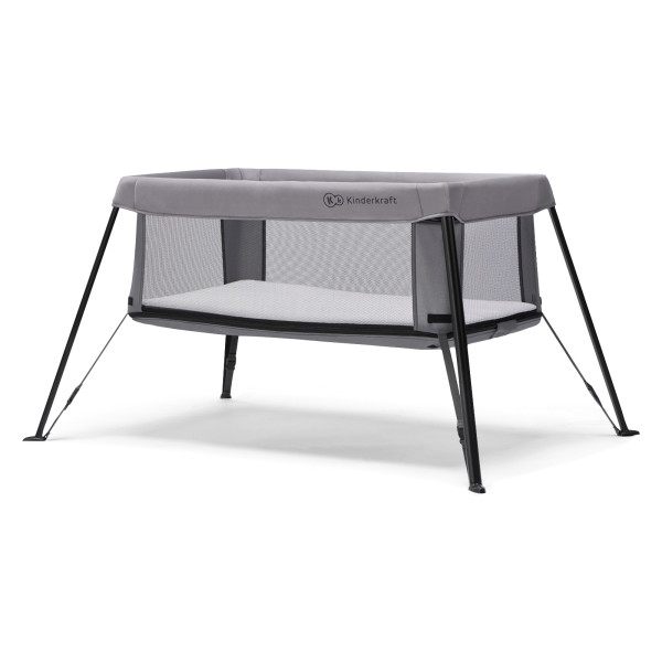 Кровать-манеж 2 в 1 Kinderkraft Movi Grey (KCMOVI00GRY0000)