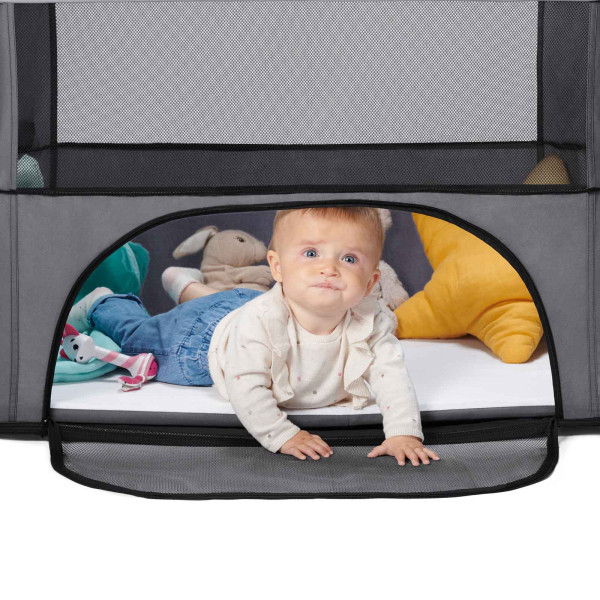 Кровать-манеж 2 в 1 Kinderkraft Movi Grey (KCMOVI00GRY0000)