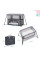 Кровать-манеж 2 в 1 Kinderkraft Movi Grey (KCMOVI00GRY0000)