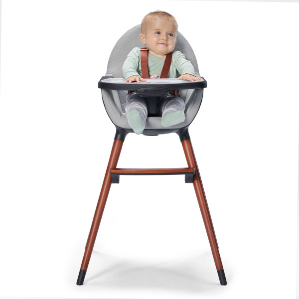 Стульчик для кормления 2 в 1 Kinderkraft Finix Grey.