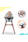 Стульчик для кормления 2 в 1 Kinderkraft Finix Grey.