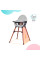 Стульчик для кормления 2 в 1 Kinderkraft Finix Grey.