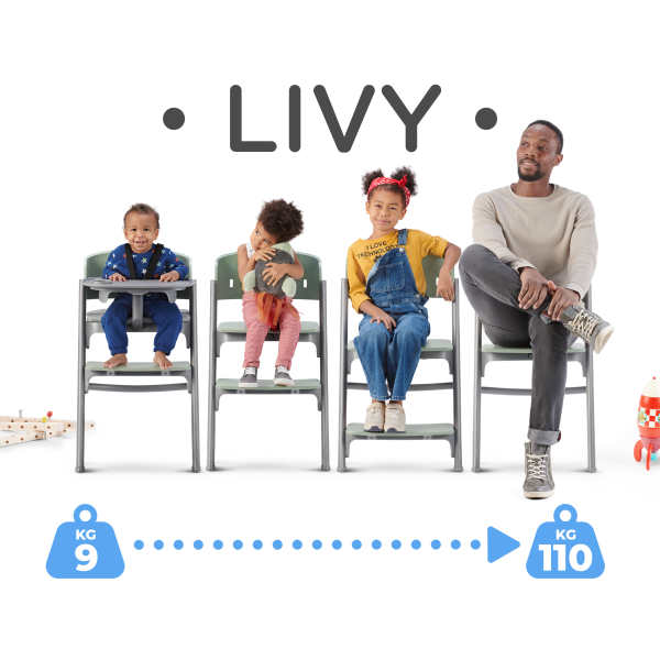 Стульчик для кормления Kinderkraft Livy Aster Pink (KHLIVY00PNK0000)