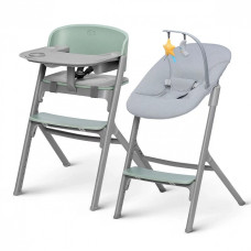 Стульчик для кормления с шезлонгом Kinderkraft Livy Calmee Olive Green (KHLICA00GRE0000)