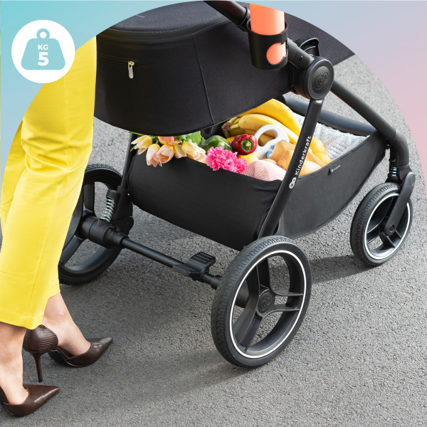 Универсальная коляска 2 в 1 Kinderkraft Nea Deep Grey (KSNEA000DGR2000)