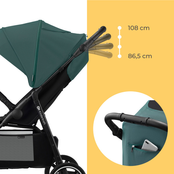 Прогулочная коляска Kinderkraft Route Green (KSROUT00GRE0000)