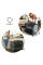 Кровать-манеж 4 в 1 Kinderkraft Sofi Plus Grey (KLSOFIPLGRY0000)