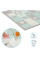 Килимок-пазл Kinderkraft Luno Shapes Mint, 30 элементов (KPLUSH00MIN0000)