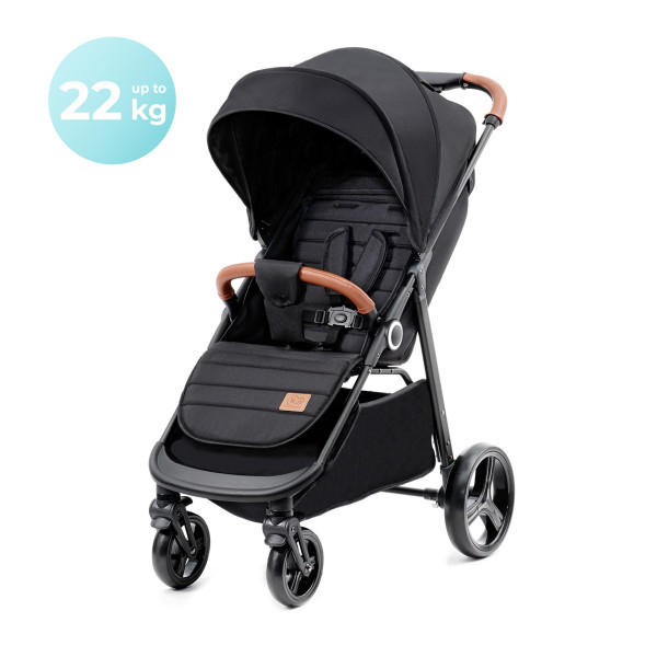 Прогулочная коляска Kinderkraft Grande Plus Black (KSGRAN00BLK0000)