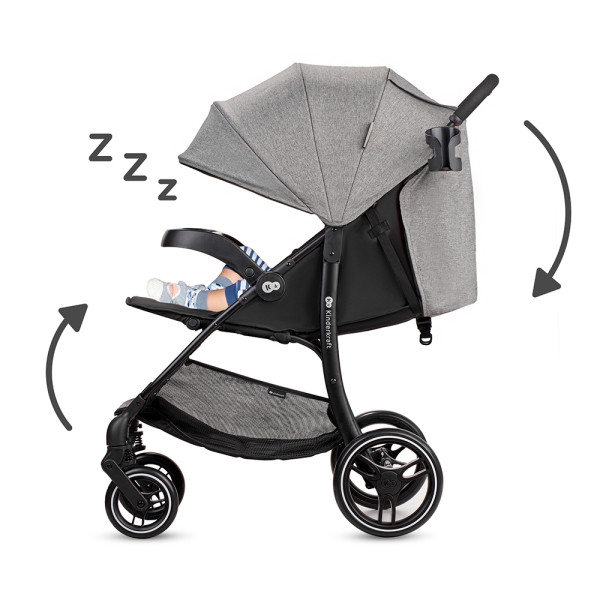 Прогулочная коляска Kinderkraft Trig 2 TR Grey (KSTRIG2TGRY0000)