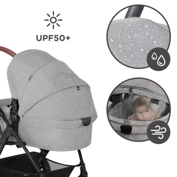 Универсальная коляска 3 в 1 Kinderkraft CT Dark Gray