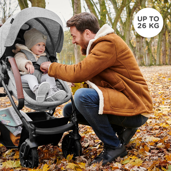 Универсальная коляска 3 в 1 Kinderkraft CT Dark Gray