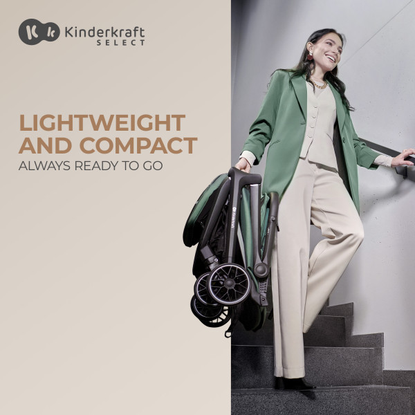 Прогулочная коляска Kinderkraft Nubi 2 Mystic Green (KSNUBI02GRE0000)