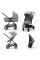 Универсальная коляска 3 в 1 Kinderkraft Newly Moonlight Grey (KSNEWL00GRY3000)