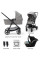 Универсальная коляска 3 в 1 Kinderkraft Newly Moonlight Grey (KSNEWL00GRY3000)