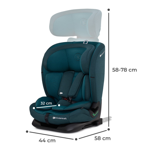 Автокресло Kinderkraft Oneto3 i-Size Harbour Blue (KCONE300BLU0000)