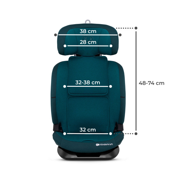 Автокресло Kinderkraft Oneto3 i-Size Harbour Blue (KCONE300BLU0000)