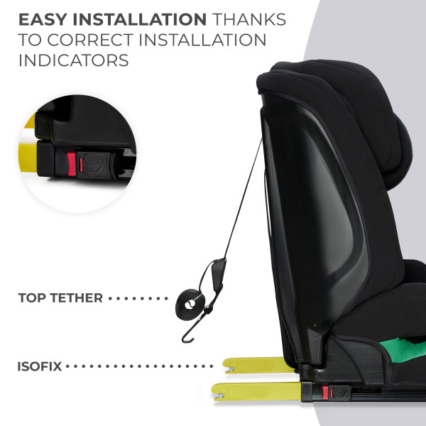 Автокресло Kinderkraft Safety Fix 2 i-Size Black (KCSAFI02BLK0000)