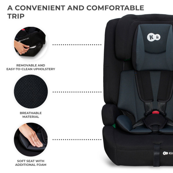 Автокресло Kinderkraft Safety Fix 2 i-Size Black (KCSAFI02BLK0000)