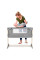 Приставная кроватка-люлька Kinderkraft Neste Grow Light Grey Full Wood (KCNEGR00LGR000W)