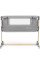 Приставная кроватка-люлька Kinderkraft Neste Grow Light Grey Full Wood (KCNEGR00LGR000W)