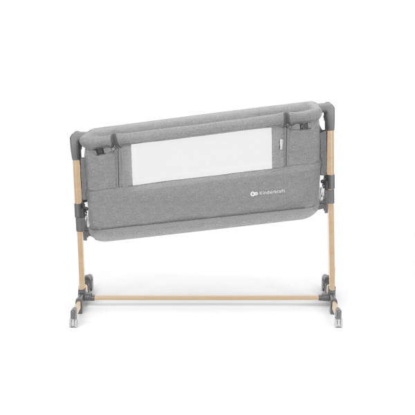 Приставная кроватка-люлька Kinderkraft Neste Grow Light Grey Full Wood (KCNEGR00LGR000W)