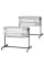 Приставная кроватка-люлька Kinderkraft Neste Up 2 Light Grey (KLNEUP02LGR0000)