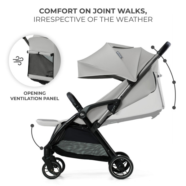 Прогулочная коляска Kinderkraft Apino Dove Grey (KSAPIN00GRY0000)