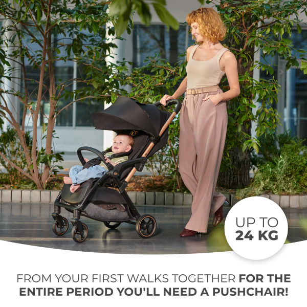 Прогулочная коляска Kinderkraft Apino Dove Grey (KSAPIN00GRY0000)
