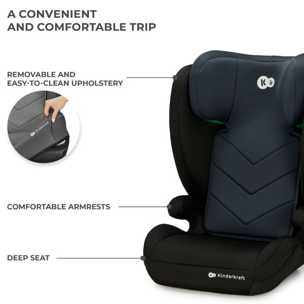 Автокресло Kinderkraft i-Spark Black (KCISPA00BLK0000)