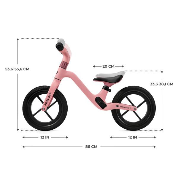 Беговел Kinderkraft Xploit Bubblegum Pink (KRXPLO00PNK0000)