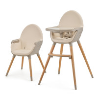 Стульчик для кормления 2 в 1 Kinderkraft Fini 2 Beige (KHFINI02BEG0000)