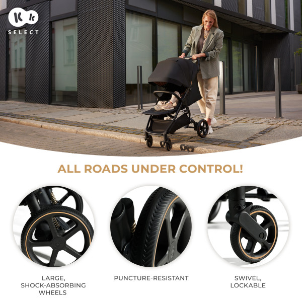Прогулочная коляска Kinderkraft Mitzy Ink Black (KSMITZ00BLK0000)