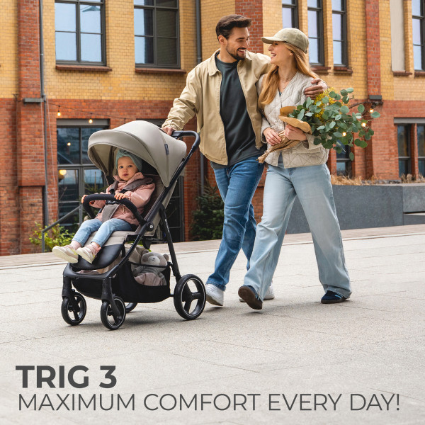 Прогулочная коляска Kinderkraft Trig 3 Granite Grey (KSTRIG03GRY0000)